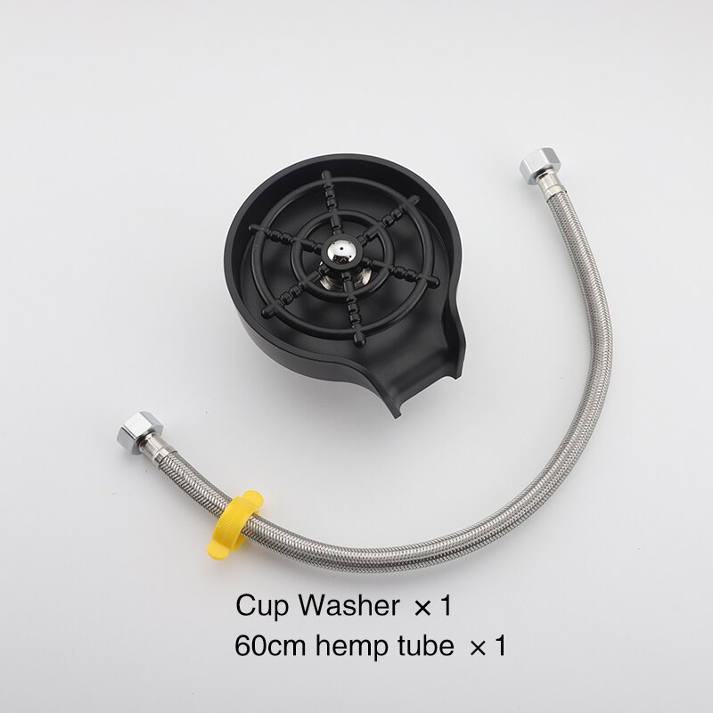 Faucet Glass Rinser For Kitchen Sink Bar Glass Rinser Coffee Pitcher Automatic Cup Washer Bottle Rinser Wash Cup Tool: 60cmtube