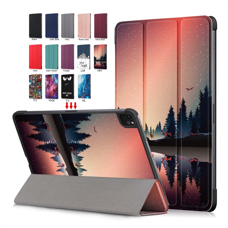 Fodral till ipad air 11  m2 magnetiskt vikbart pu-läder, hårt skal till ipad pro 11 , 13 -tums air 13, surfplatta
