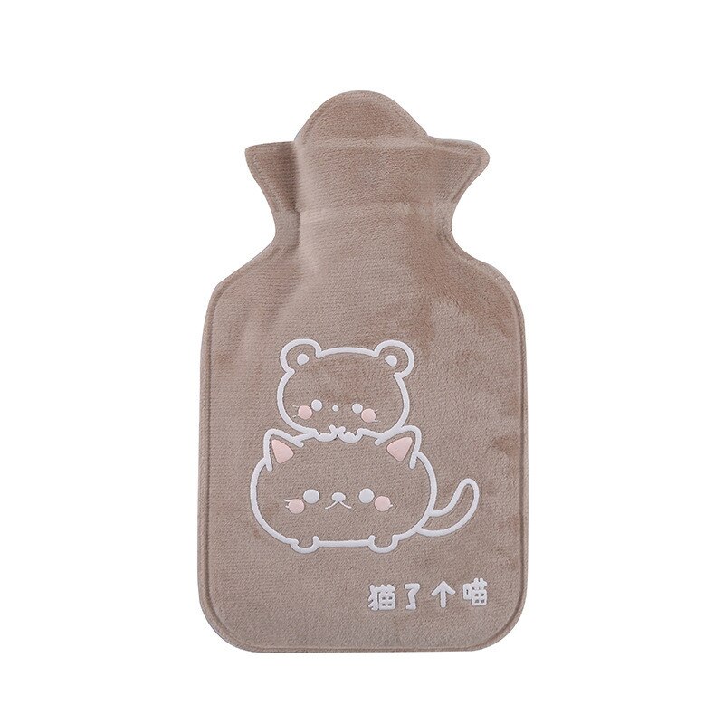 Neue Flasche Weichen Heißer-wasser Tasche Plüsch Student Durable Cartoon Tragbare Winter Warm Wärme Mehrweg Hand Wärmer