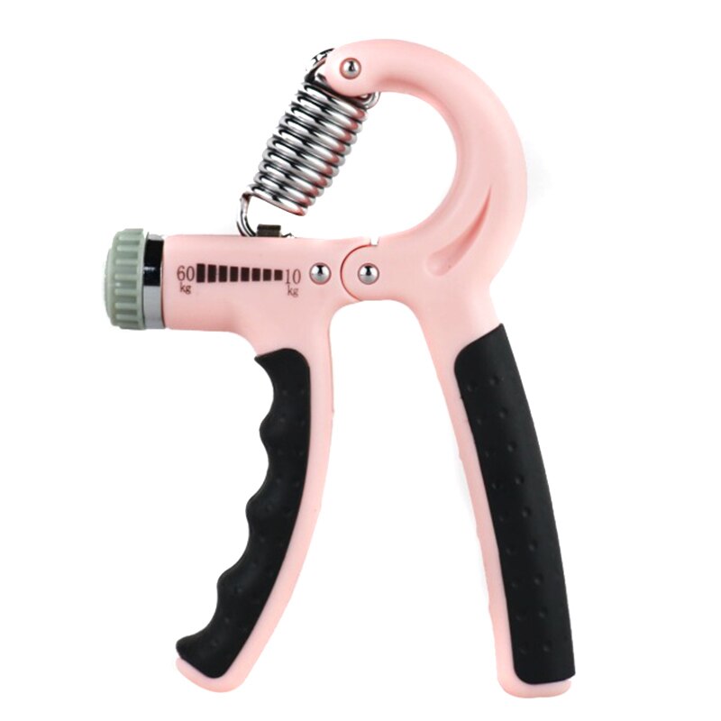 Hand Grip Trainer Gripper Strengthener Adjustable Gym Home Wrist Strength Exerciser XR: Pink