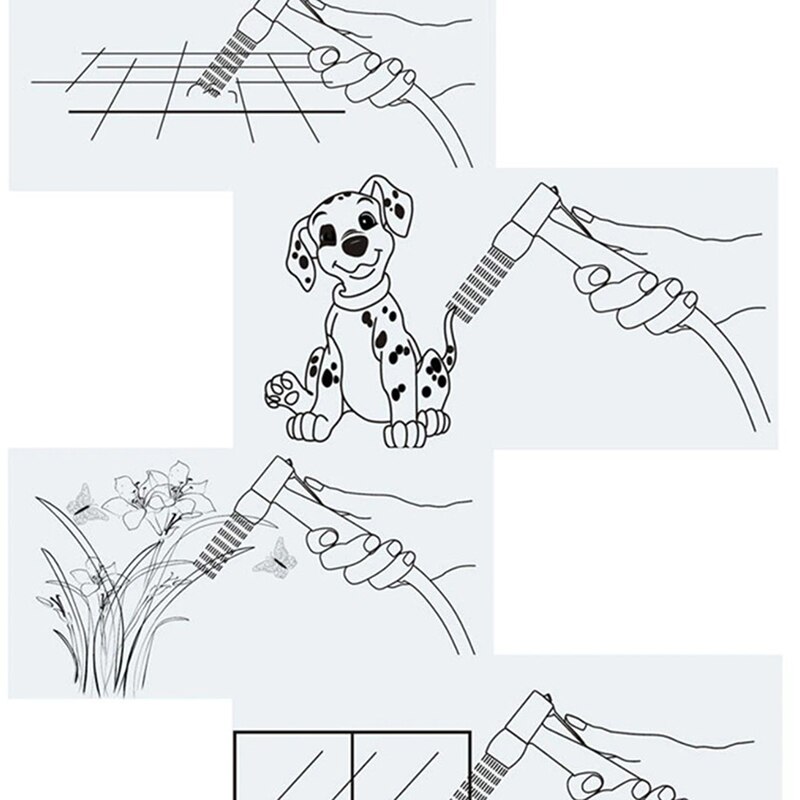 Manual Bathroom Sprayer Toilet Heat-Resistant Handy Handheld Bidet Sprayer