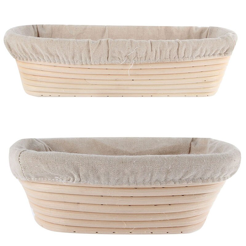 Banneton Bread Pan Bakery Proofing Bread Proofing Basket For Dough Bakery Tools Box Oval Laundry Basket