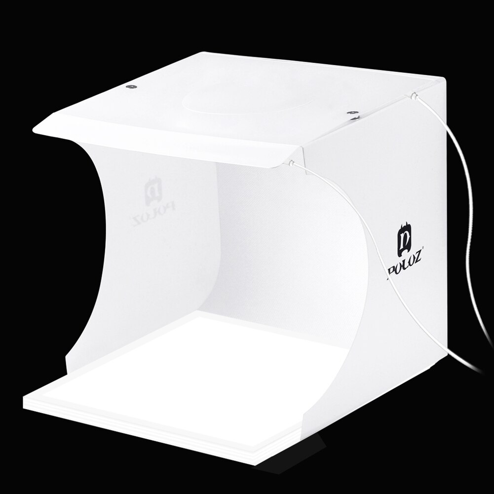 PULUZ portable mini studio tent lightroom photography kit + shadowless bottom light for photo booth