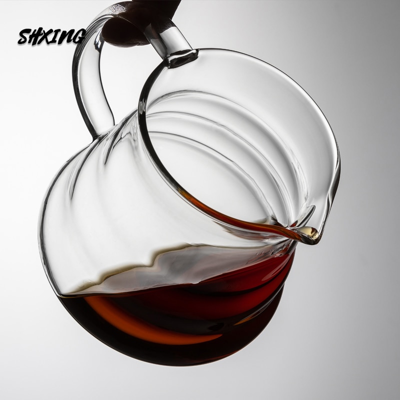 Sky gryte  v60- kanne-stil kan fyrstikker med  v60- filter kaffekanne trebrakett glass kaffedripper egnet til bursdag