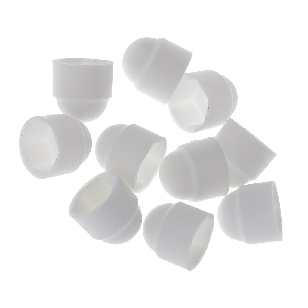 10 x M6 M8 M10 M12 Dome Bolt Nut Protection Caps Cover Hex Hexagon Plastic