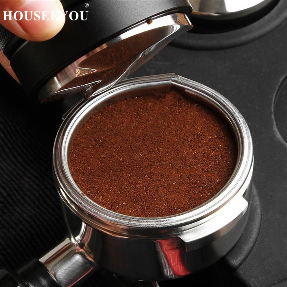 Espresso 58mm Koffie Distributeur Leveler Tool Macaron Koffie Tamper met Drie Schuine Hellingen voor Keuken Bar Outdoor Camping