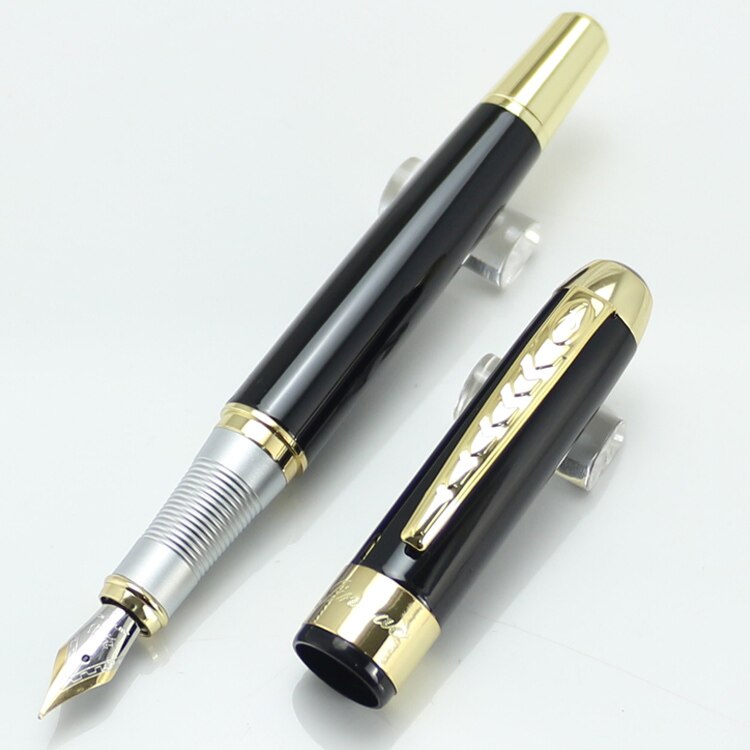 JINHAO 250 Medium nib Metal Fountain Pen Without Pencil Box luxury school Office Stationery Writing Cute pens: 10