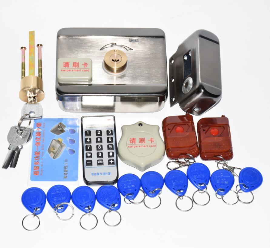 Wireless 4 Remote Control Door Lock Electronic Anti-theft Lock For Home Apartment Automatically Intelligence Household