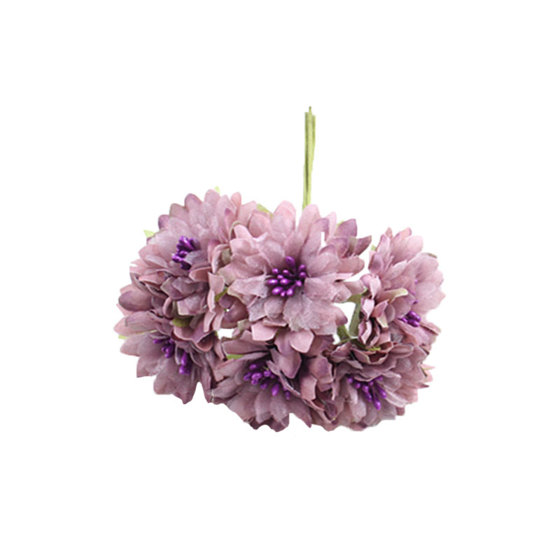 48 stykker rayon nellike buket brude boutonniere tilbehør gør-det-selv krans materiale jule bryllup scene dekoration