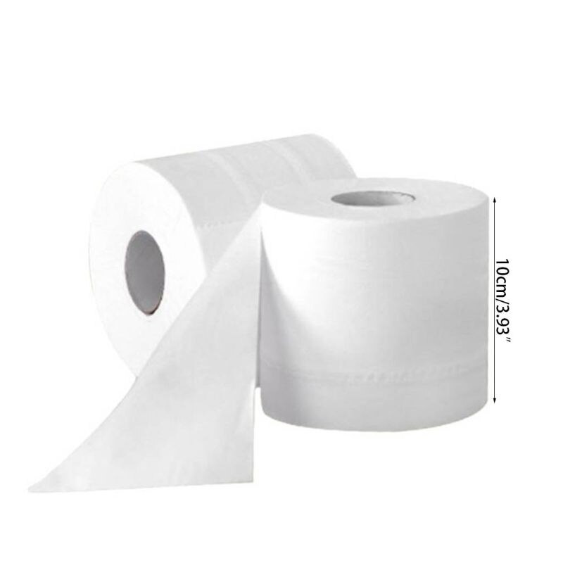 6 rollos de papel de rollo de servilleta Premium, papel higiénico de baño de 3 capas suave y sedoso 50JF