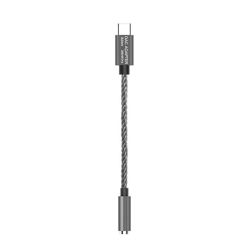 Hi Res-Adaptador USB tipo C HiFi a Jack de 3,5mm, amplificador de Audio DAC Realtek de 32 bits para auriculares OnePlus, Samsung S20 Pixel, Xiaomi Win10 PC: Negro