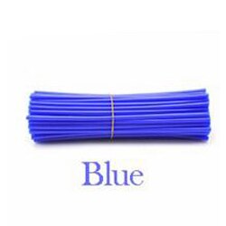 Couvre-rayons universels pour moto hors route, pour Dirt Bike, 72 pièces: Bleu
