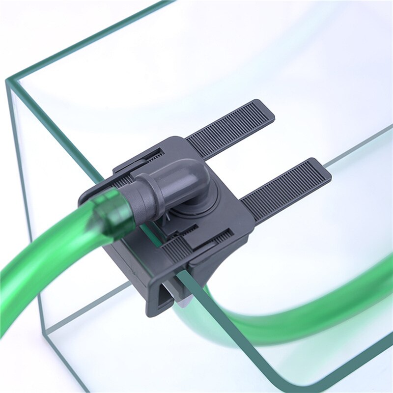 1Pc Plastic Aquarium Fish Tank Water Pipe Connector Aquarium Mount Holder Inflow Outflow Stretchable Aquarium Accessories