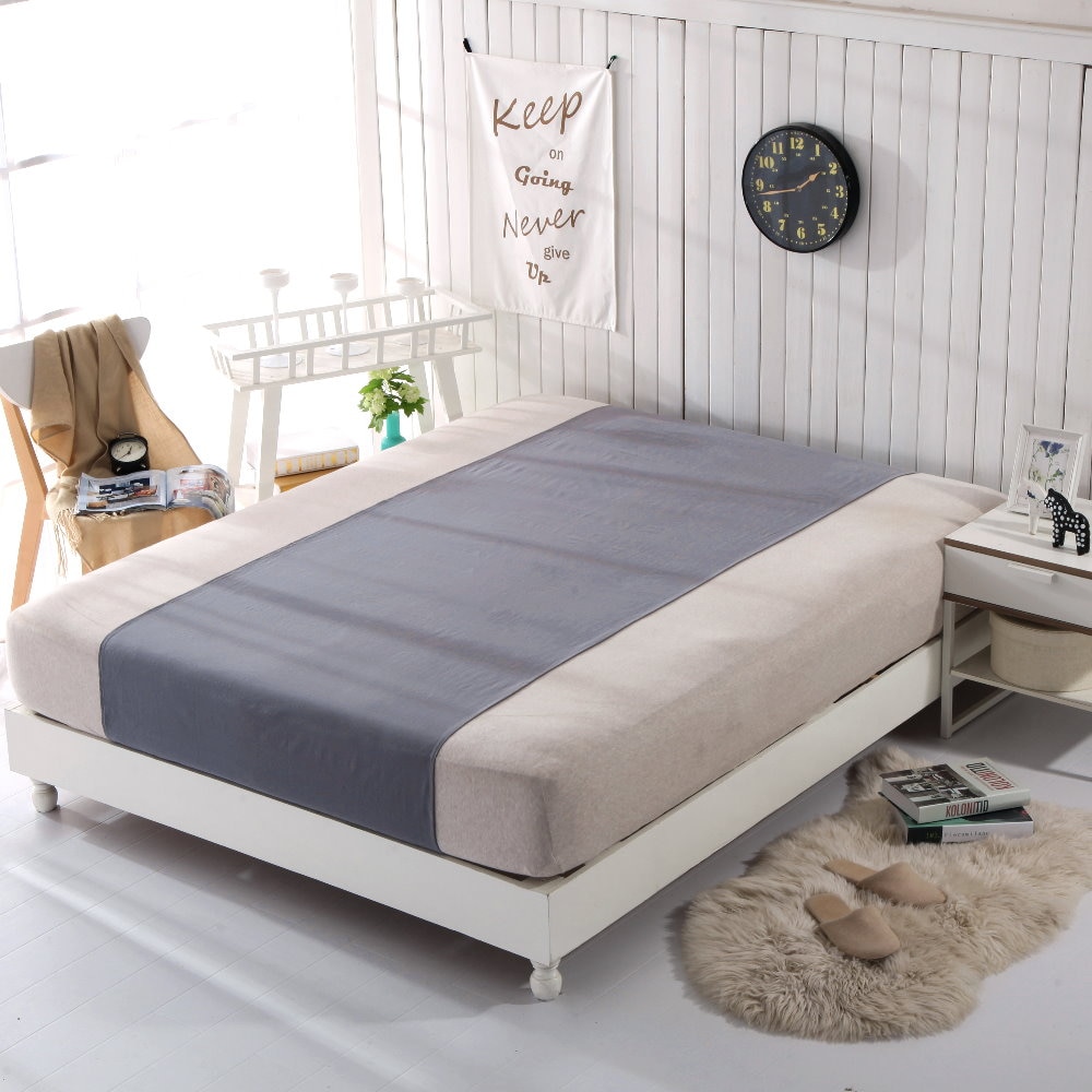 Earthing Gray Half Sheet health care Anti-free radicals Anti-Aging sleep well Best for parents familys