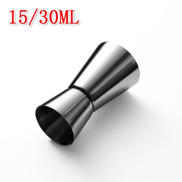 Premium Stainless Steel Bar Measures Jigger Bar Party Wine Cocktail Shaker Jigger Kit Dual Spirit Drink Measure Cup Bar Tool: A 1pcs