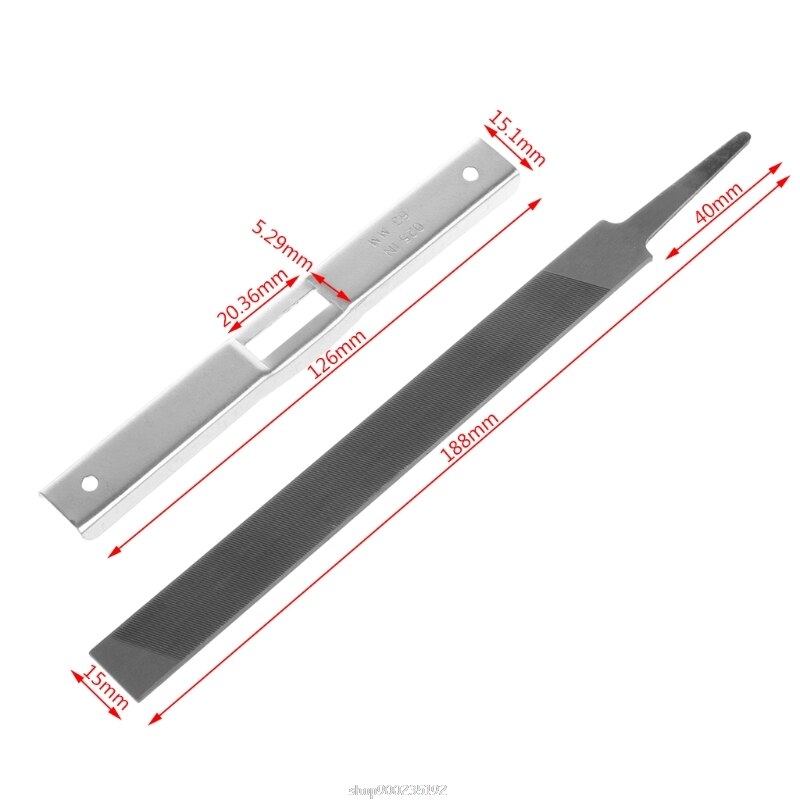 Chainsaw Lawn Mower Depth Gauge Steel Flat File Sharpening Tool Kit Guide Tester O05 20