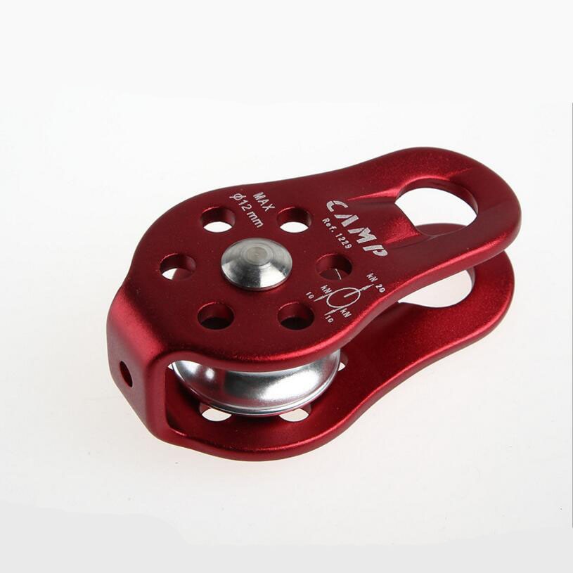Outdoor Climbing Pulleys Single Fixed Pulley Caving Exploration Tools Cross Rescue Equipment