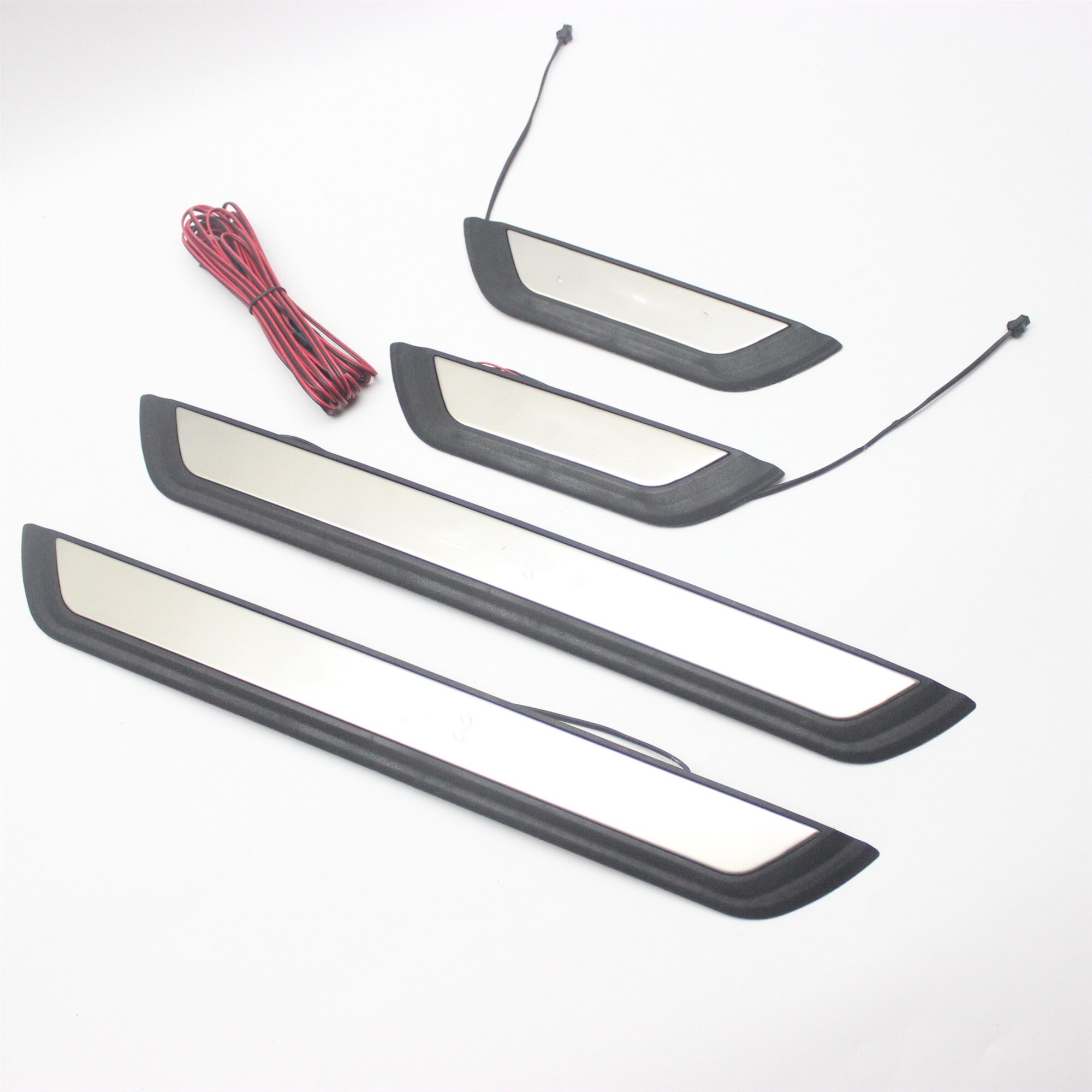 Stainless Steel Led Door Sill Scuff Plate Guard Si... – Grandado