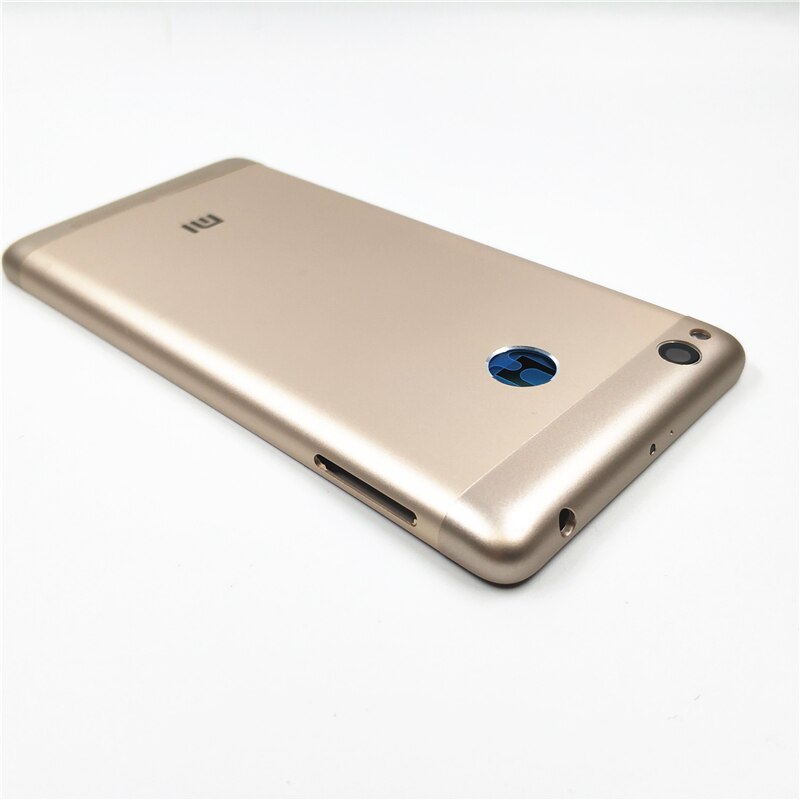 Original para Xiaomi Redmi 3S / Redmi 3 Pro, cubierta de puerta de batería de Metal, cubierta trasera con botones laterales + lente de cámara