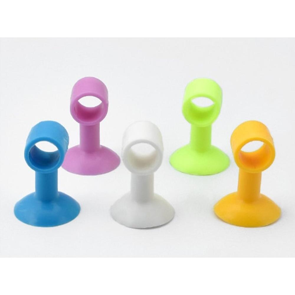 Siliconen stop deurkruk anti-botsings beschermwand rubber pad