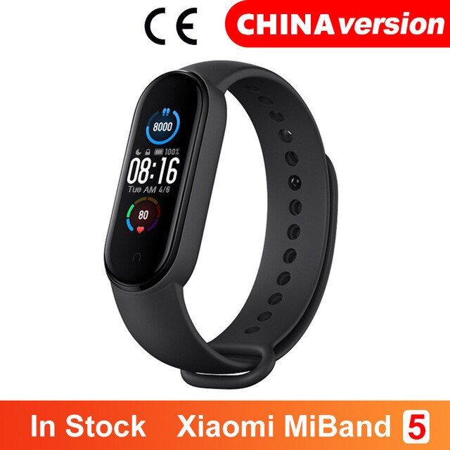 Xiaomi Mi Band 5 Smart Uhr AMOLED Miband 5 Smartband Fitness Traker Bluetooth Sport Wasserdicht Armband APP Globale Version