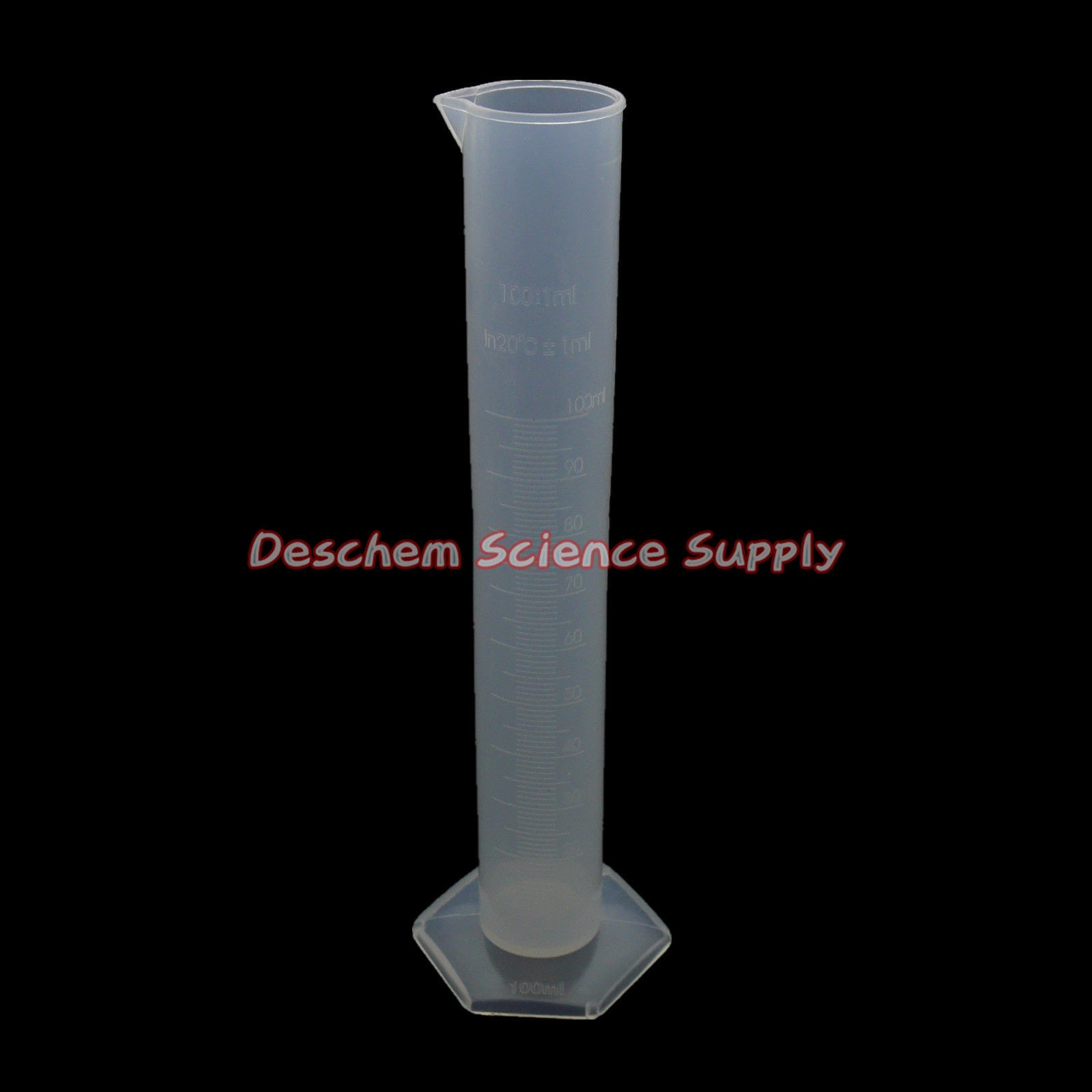 100mL Lab Polypropylene Measuring Cylinder,PP Plastic Labware