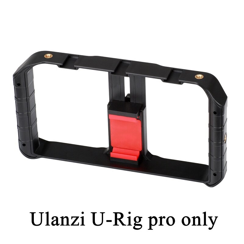 Ulanzi U Rig Pro Smartphone Video Rig Phone Stabilizer Grip Tripod Mount with Mic LED Light Port Microphone for iPhone Andriod: Bundle 1