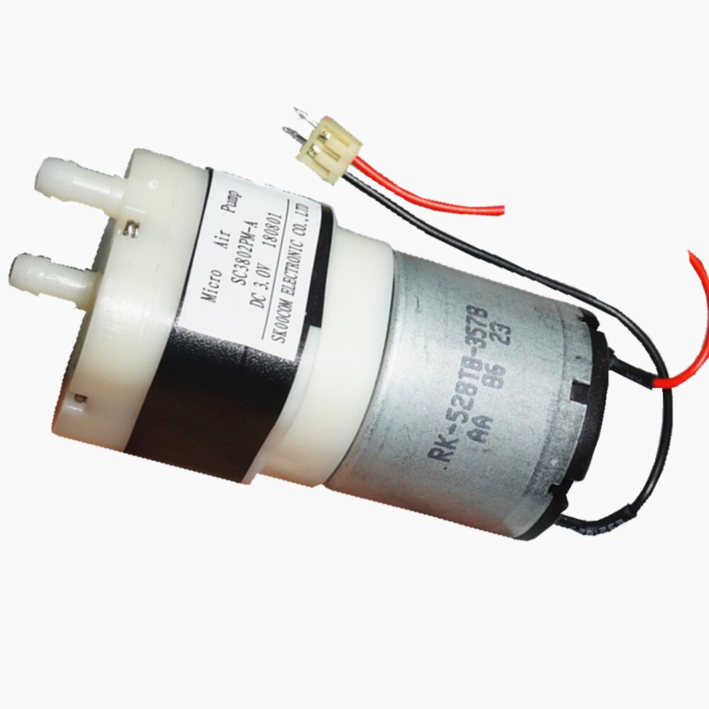Dc 1.5v-3v store flow akvarie akvarium rund vand luft ilt pumpe mikro lille rk -528 kul børster 528 vakuum pumpe 4.5 l/ min