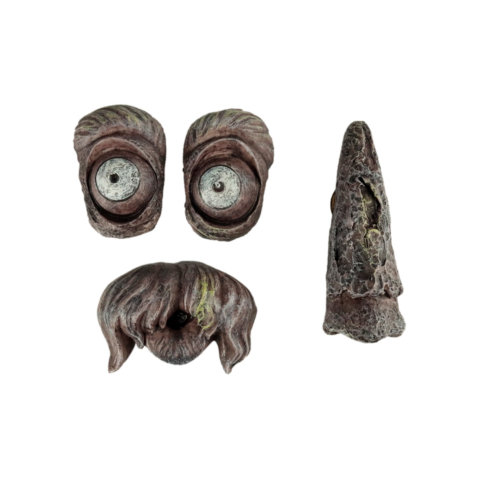 Tree Face Decor Resin Statue Tree Pendant Sculpture For Home Gardening Mushroom Smiling Face Garden Decoration: A