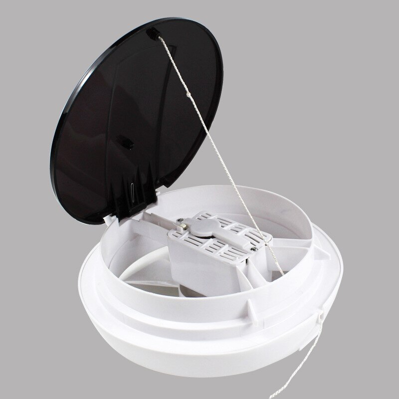 Rundt bad køkken lampe sort glasvæg rør type ventilation ventilator badeværelse udstødning 6 tommer 8 tommer 9918aa
