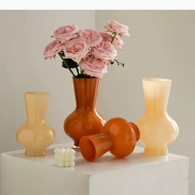 Klassiekers Glazen vaas Hydrocultuur Bloemen Potten Bureaudecoratie Kunstbloem Decoratieve bloemenvazen Kamer Esthetisch Decor