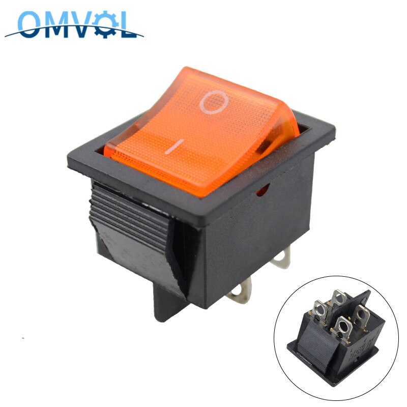 1PC KCD4 Rocker Switch ON-OFF 2 Position 4 Pins / ... – Grandado