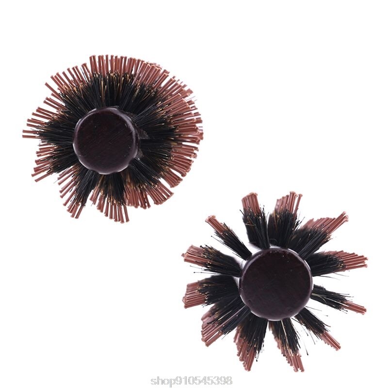 6 tipos de pente de cabelo natural de cerdas de javali escova rolamento barril redondo soprando curling diy cabeleireiro estilo n17 20 dropshipping