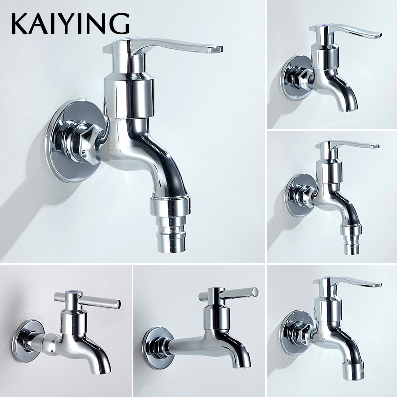 KAIYING Brass Decorative Outdoor Faucet Garden Bibcock Tap Bathroom Washing Machine Faucet Toilet Mop Pool Taps