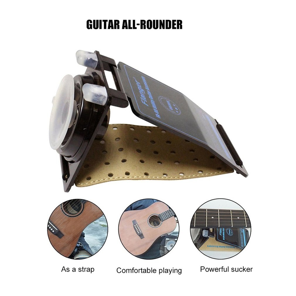 Flanger FA-80 Praktische Utility Guitar Accessory Poef Strap Hals Stand Rest Voor Klassieke Gitaar Folk Gitaar