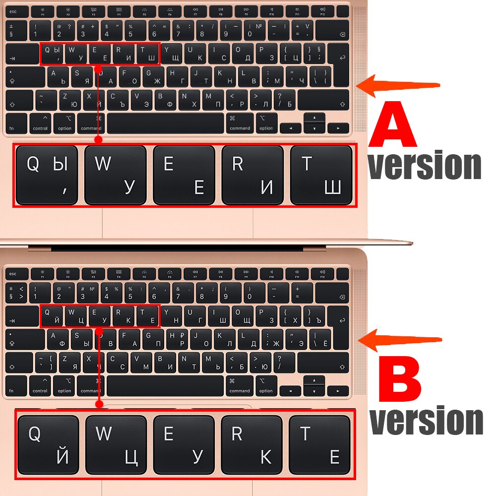 Russische Laptop tastatur abdeckung Für macbook Luft13 A2179 Tastatur fallen schutzhülle Film 13 zoll silikon tastatur abdeckung