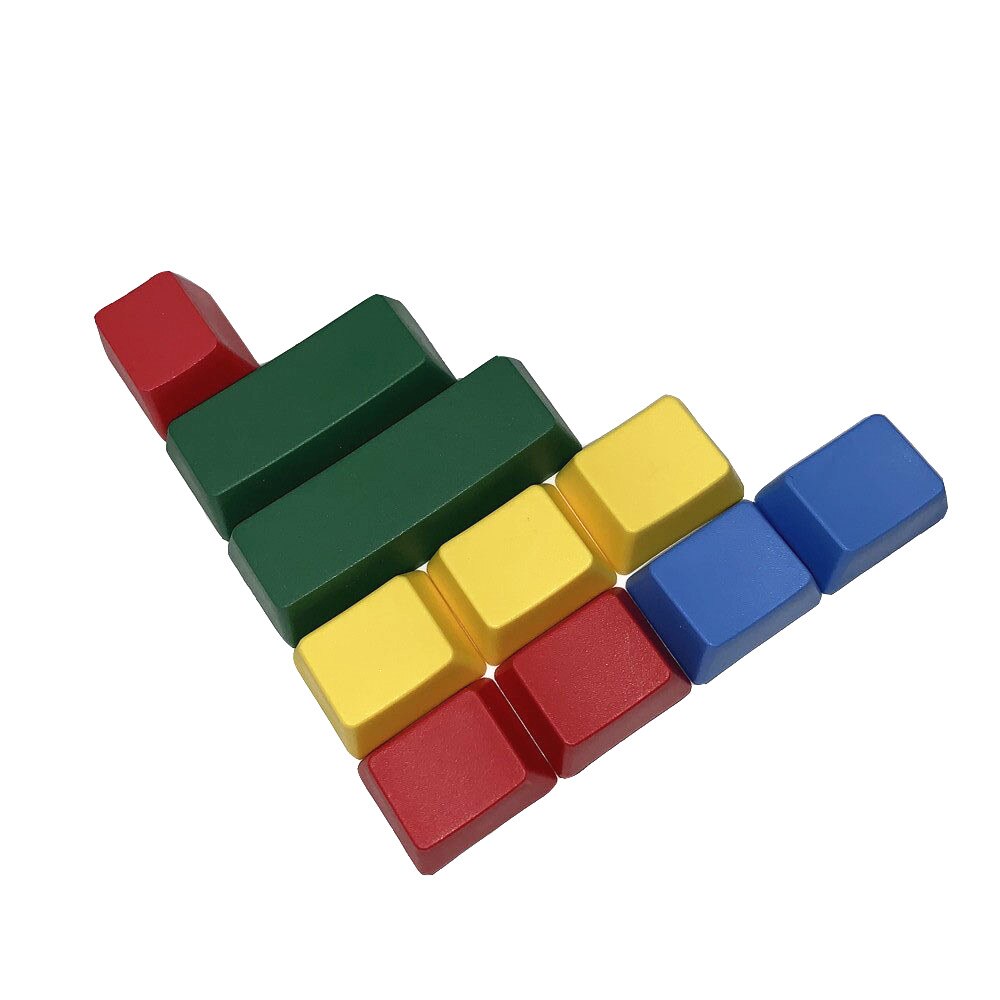 10 Keys OEM Profile PBT Keycaps for Mechanical Keyboard Mx Switches Personality Top/side Engraving Key Cap Large Key Area