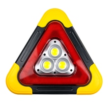 Triangle lumineux d&#39;urgence Led Rechargeable, 5 Modes, pour alarme de risque de panne de véhicule, Kits de sécurité automobile, accessoires