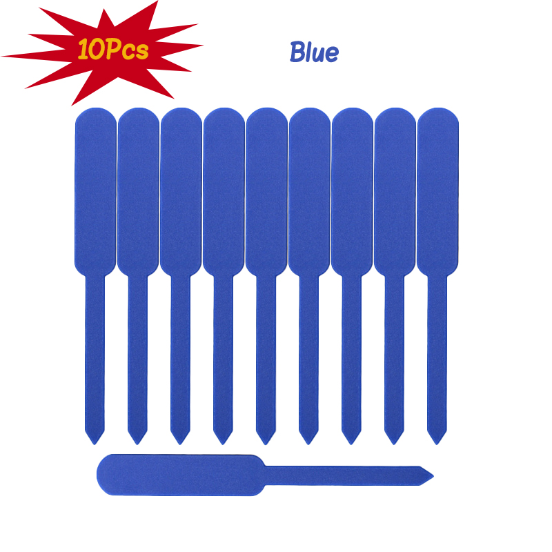 10 etichette da appendere per vivaio, etichette per vasi in plastica, etichette colorate per piante, marcatori impermeabili, piantine, piante in vaso, erbe aromatiche: Grigio chiaro