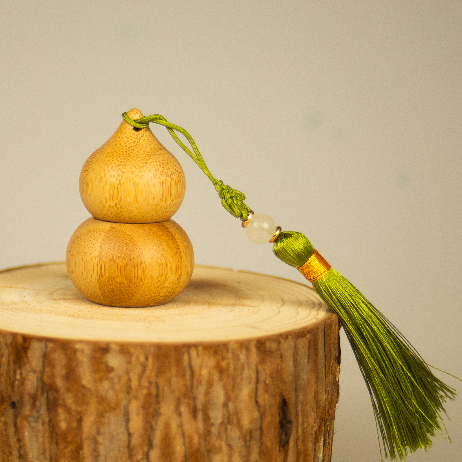 1ml bambus rull-på flasker tom rør kalebassformet påfyllbar parfymeflaske glass rollerball stål rollerball parfymebeholder: Multi