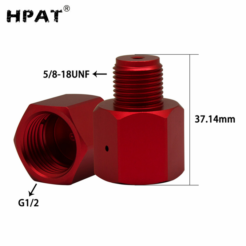 Hpat Soda Streamen Co2 Adapter 5/8-18UNF Voor Mini Regulator Homebrew Bier Corny Keg: CGA320