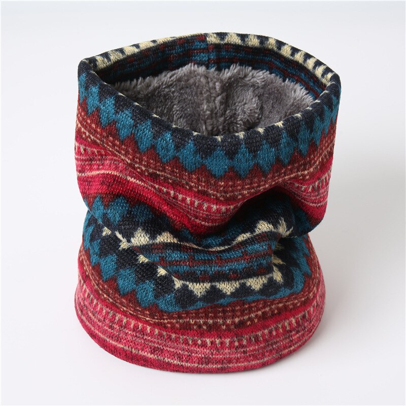 Winter Ring Scarf Neck Warm Infinity Knitted Scarves Retro Snood Circle Scarf Multifunction Headscarf Face Mask: 4