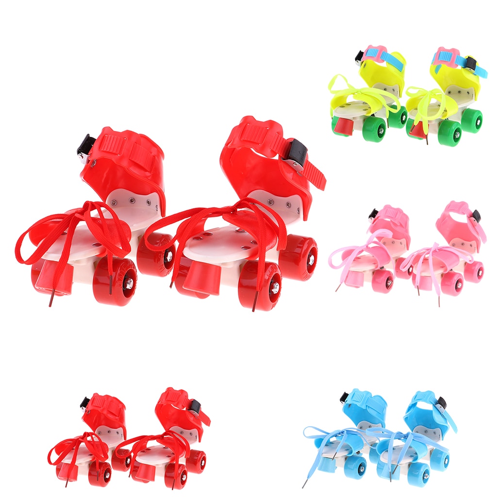 Kids Classic Quad Roller Skates 4 Wheels Outdoor Indoor Balance Keeping