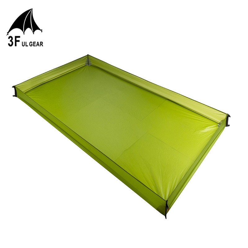 3F UL Gear 12000MM Waterproof 15D Nylon 210T Polyester Tent Floor Saver Footprint Ground Sheet Bathtub Picnic Mat For Camping