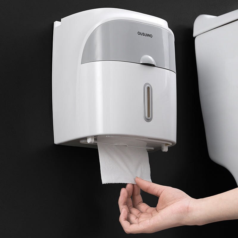 Toilet Tissue Box Toilet Paper Holder Plastic Waterproof Paper Dispenser For Toilet Home Storage Box Bathroom Accessories