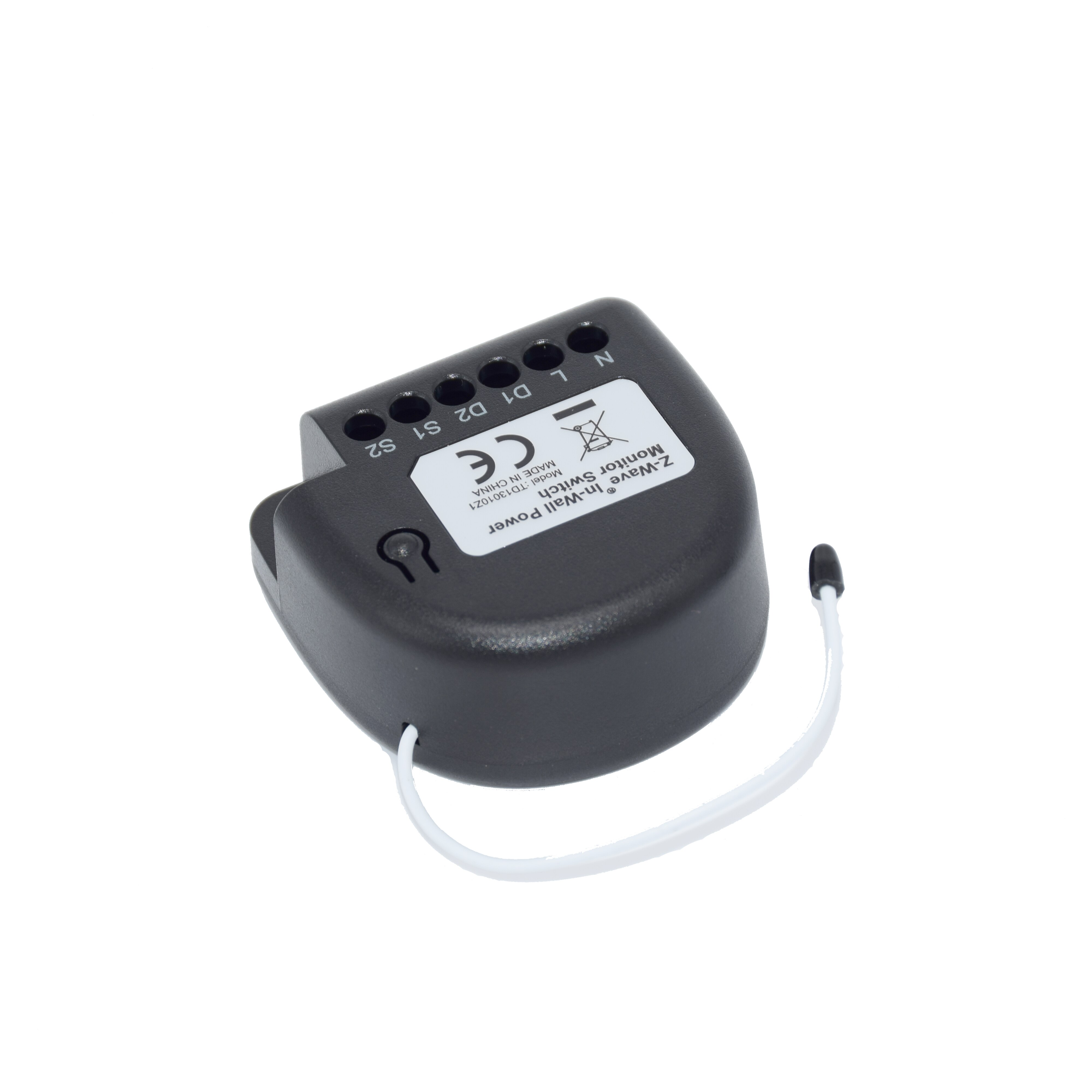 Z-Wave Plus In Muur Rolluik Schakelaar Module Controller Nul Kruising Met Energie Meter Monitor Functie