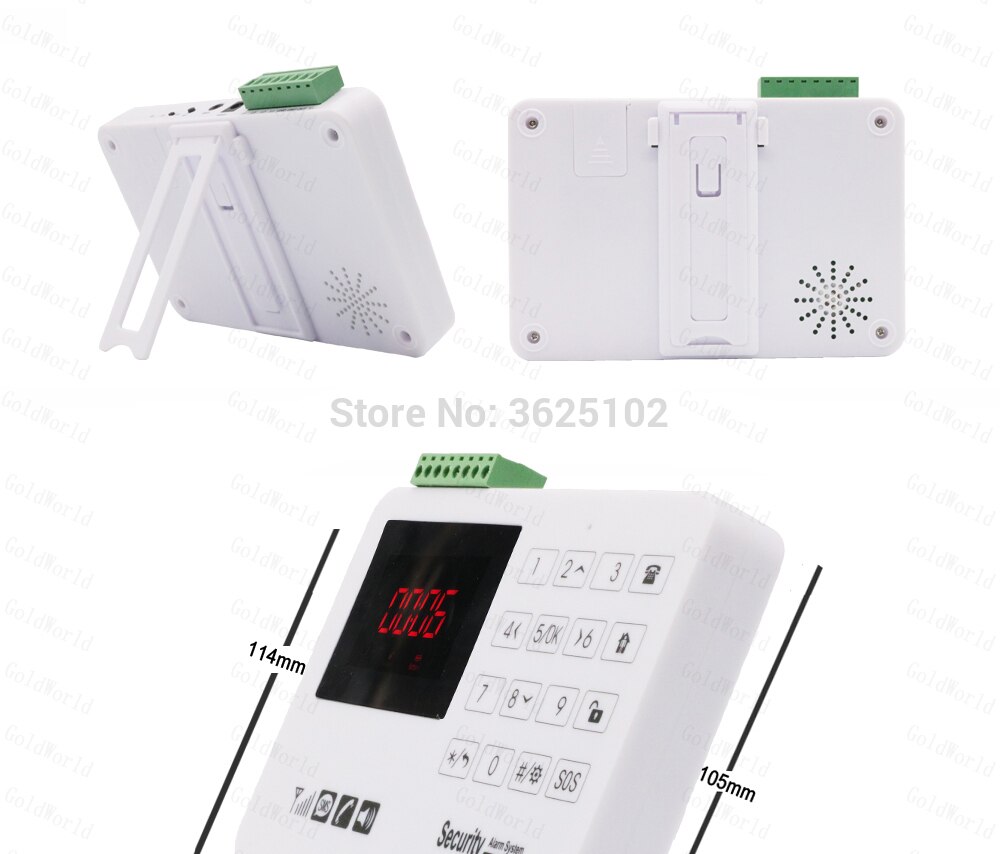 Wireless GSM Alarm System 433MHz Home Burglar Security Alarm System Touch Keyboard