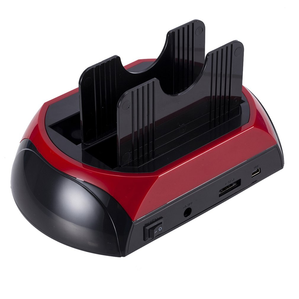 ONLENY Docking Station SATA IDE Dual USB 2.0 HDD Cloner Card Reader