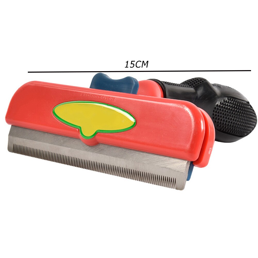 Cepillo para quitar el pelo Manual, peine para perros, rastrillo, herramienta de Limpieza del cabello, peine de depilación para perros, gatos, productos para mascotas: XL