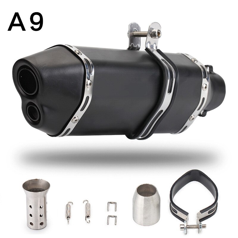 36-51mm Universal Motorcycle Exhaust Modified MufflerScooter Pit Bike Dirt Motocross For R6 ER6N CBR250R Z650 MT07 R25: Type A3